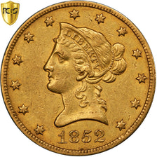 United States, 10 Dollars, Coronet Head, 1852, New Orleans, Gold, PCGS, AU50