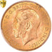 Great Britain, George V, 1/2 Sovereign, 1914, London, Gold, PCGS, MS64, KM:819