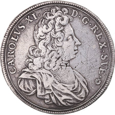 Suecia, Karl XI, 8 Mark, 1692, Stockholm, Plata, BC+, KM:311