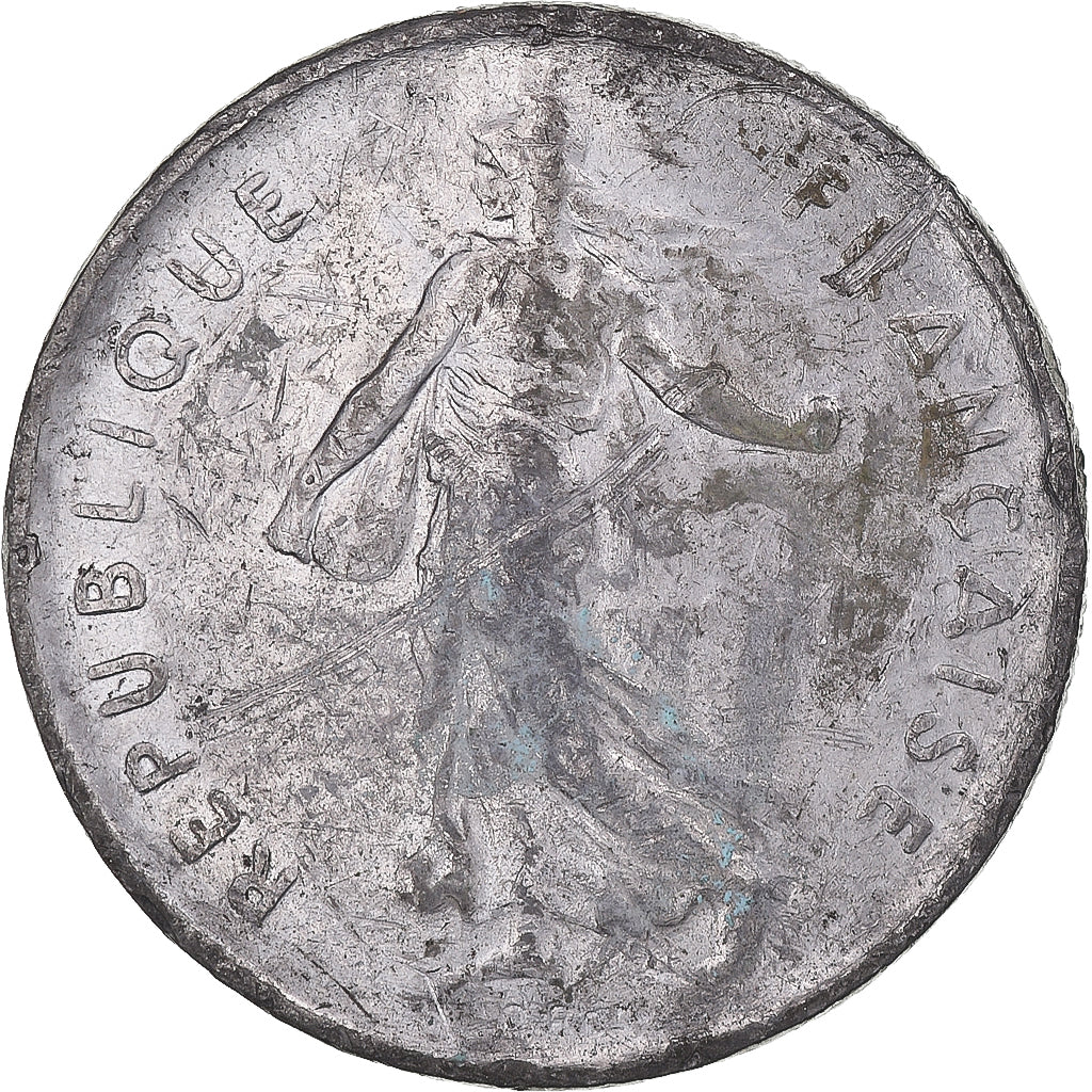 France, 5 Francs, Semeuse, 1970, Contemporary forgery in tin, Nickel Clad