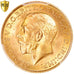 Grã-Bretanha, George V, Sovereign, 1925, Dourado, PCGS, MS66, Spink:3996