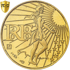 France, 100 Euro, Semeuse, BU, 2009, MDP, Gold, PCGS, MS68, KM:1536