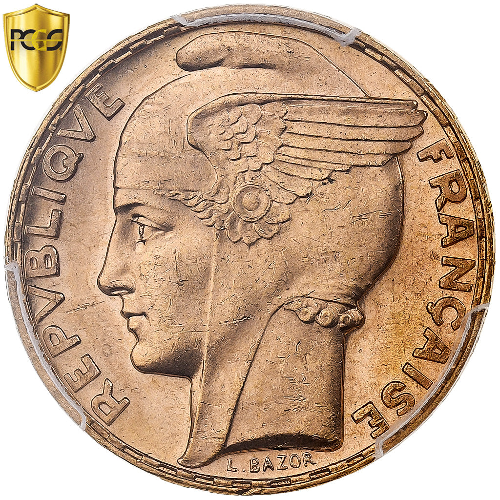 France, 100 Francs, Bazor, 1935, Paris, Gold, PCGS, MS64, Gadoury:1148