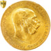 Österreich, Franz Joseph I, 100 Corona, 1915, Vienne, Official restrike, Gold