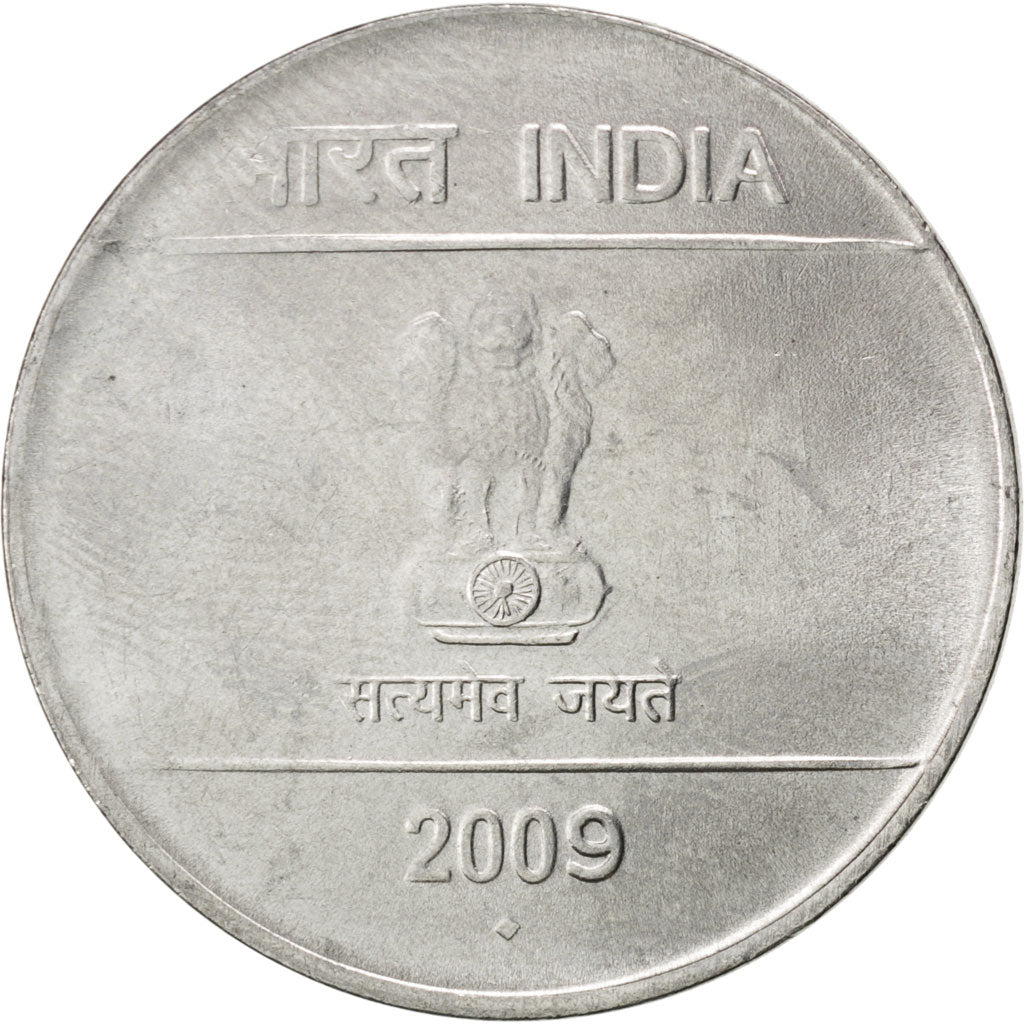 Monnaie, INDIA-REPUBLIC, 2 Rupees, 2009, SPL, Stainless Steel, KM:327