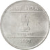 Monnaie, INDIA-REPUBLIC, 2 Rupees, 2009, SPL, Stainless Steel, KM:327
