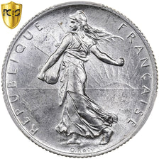 Francia, 2 Francs, Semeuse, 1915, Paris, Argento, PCGS, MS61, Le Franc:F.266