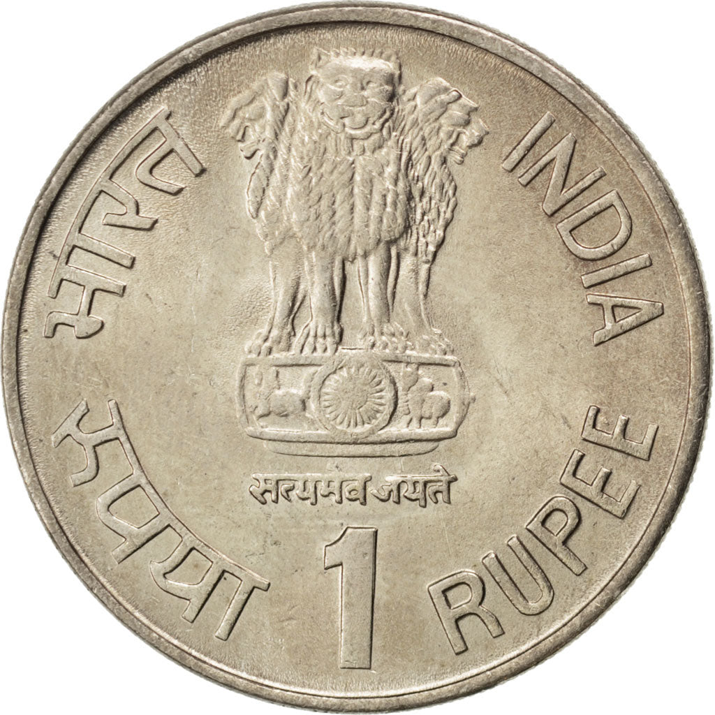 Monnaie, INDIA-REPUBLIC, Rupee, 1990, SPL, Copper-nickel, KM:86