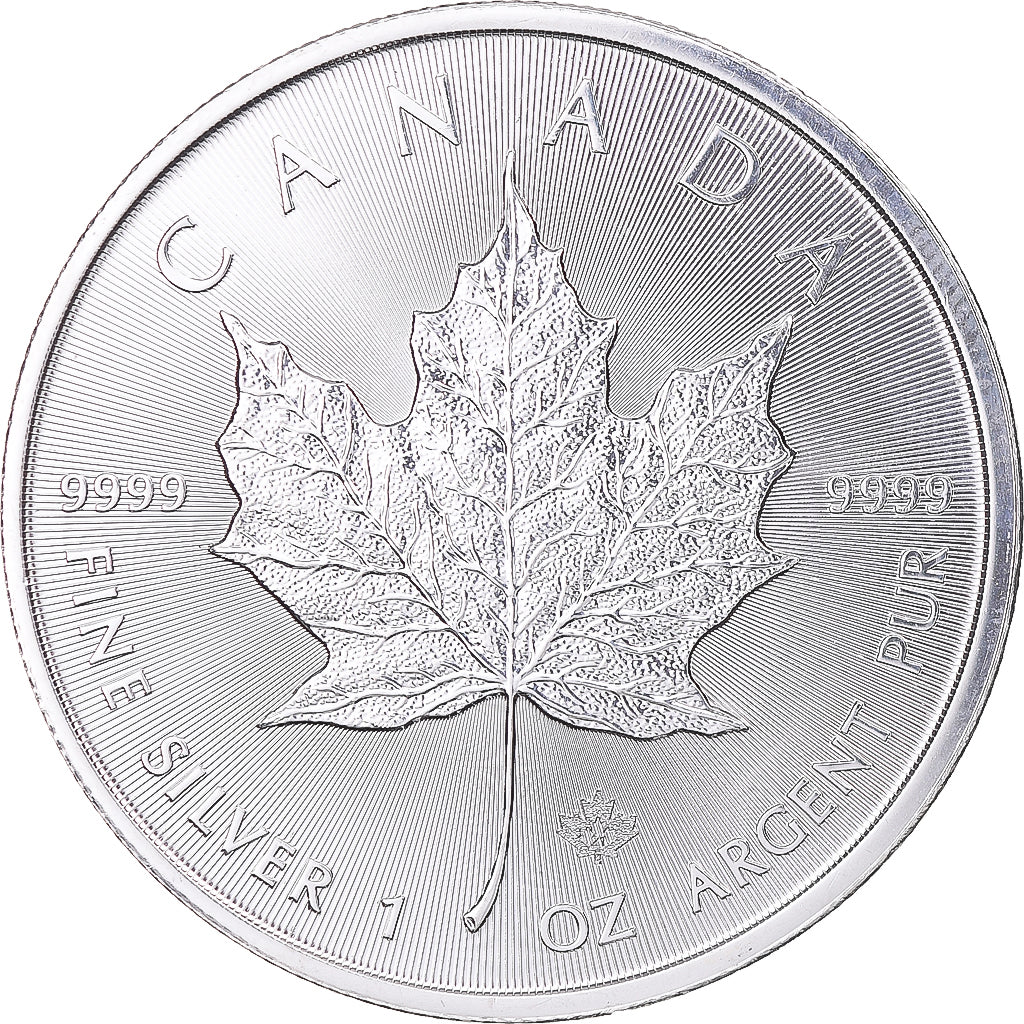Coin, Canada, Elizabeth II, Mapple Leaf, 1 Oz, 5 Dollars, 2021, Royal Canadian