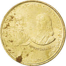Moneda, INDIA-REPÚBLICA, 5 Rupees, 2010, EBC, Níquel - latón, KM:379