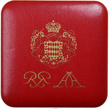 Monaco, Coffret 1,2 et 5 c., 2005, Pessac, Copper Plated Steel, MS(65-70)