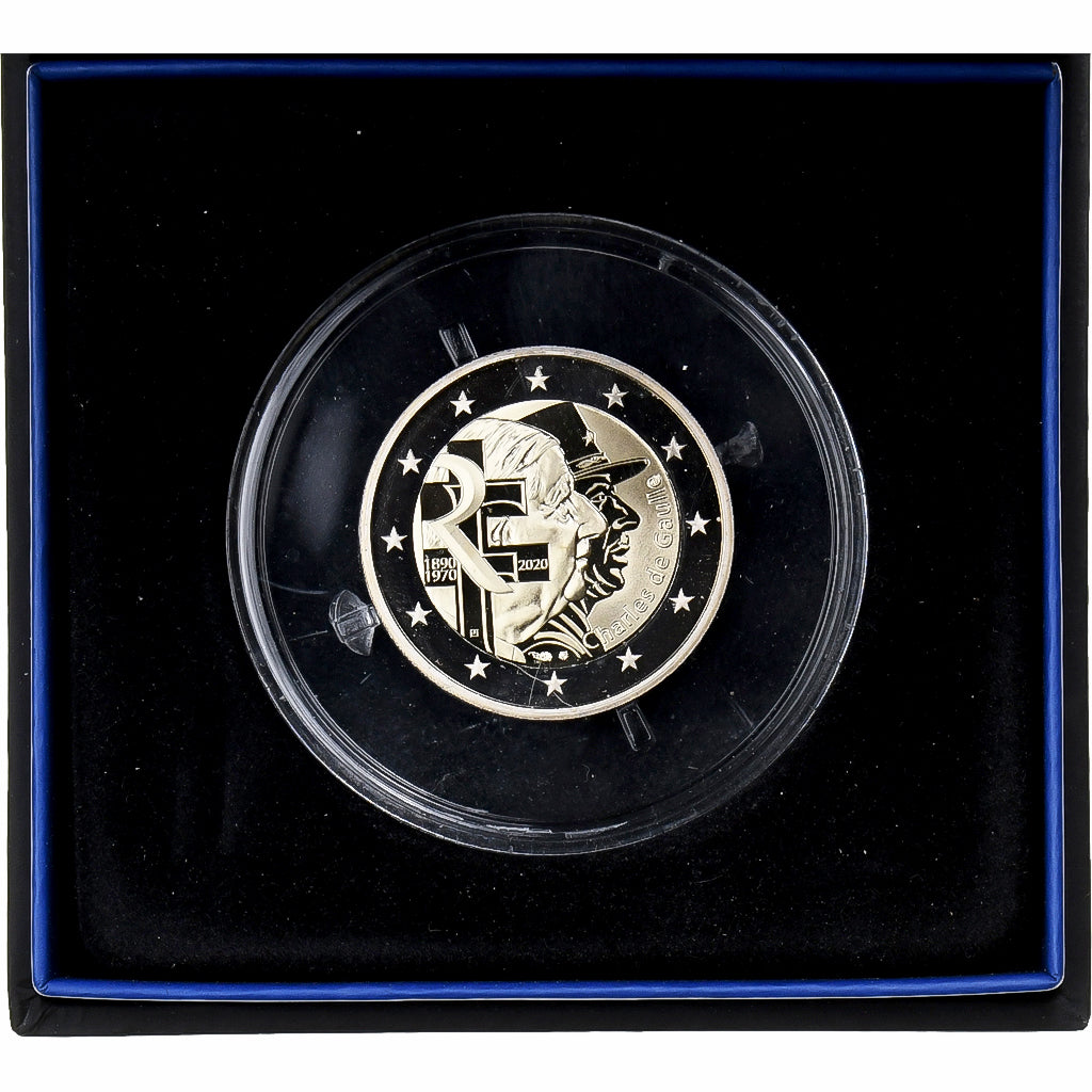 France, 2 Euro, Charles De Gaulle, BE, 2020, MDP, Bimétallique, FDC
