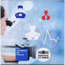 France, 2 Euro, Recherche médicale, UNION, Proof, 2020, MDP, Bimetallic