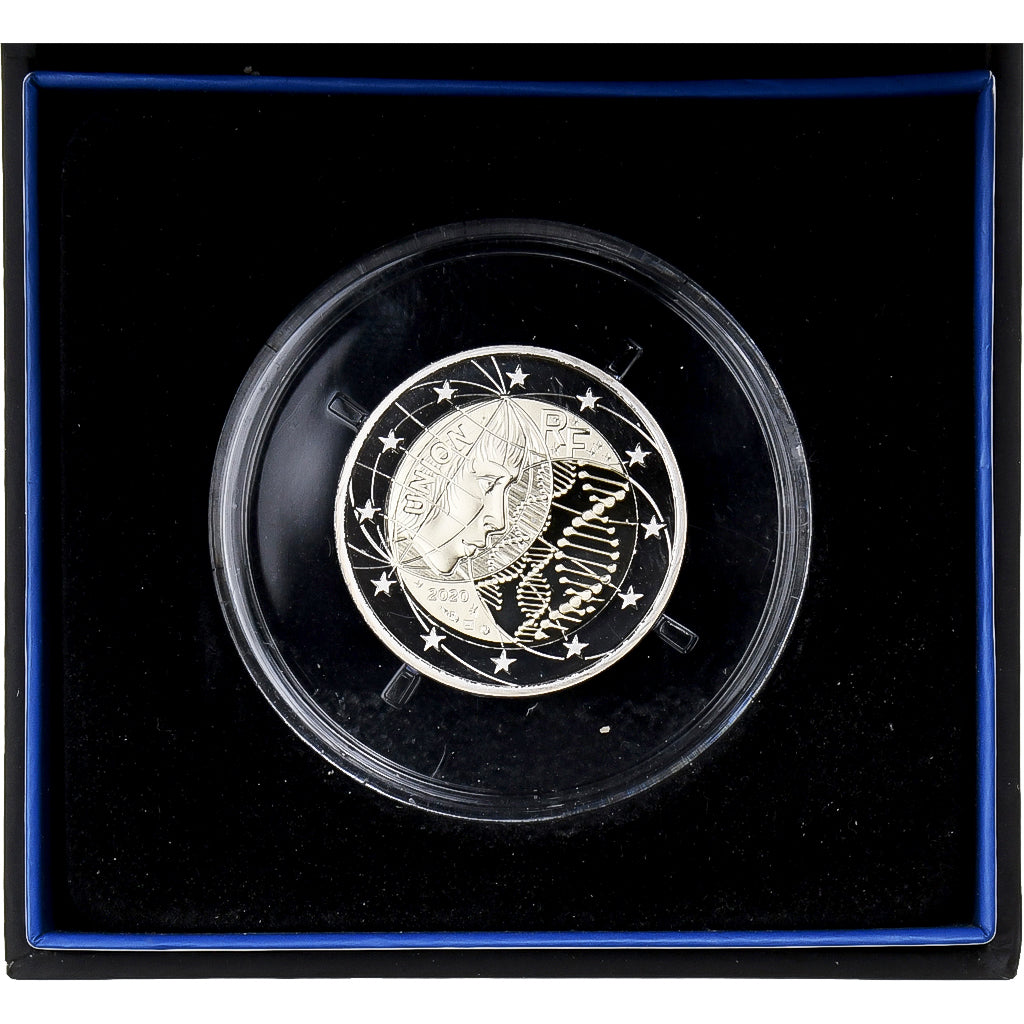 France, 2 Euro, Recherche médicale, UNION, Proof, 2020, MDP, Bimetallic