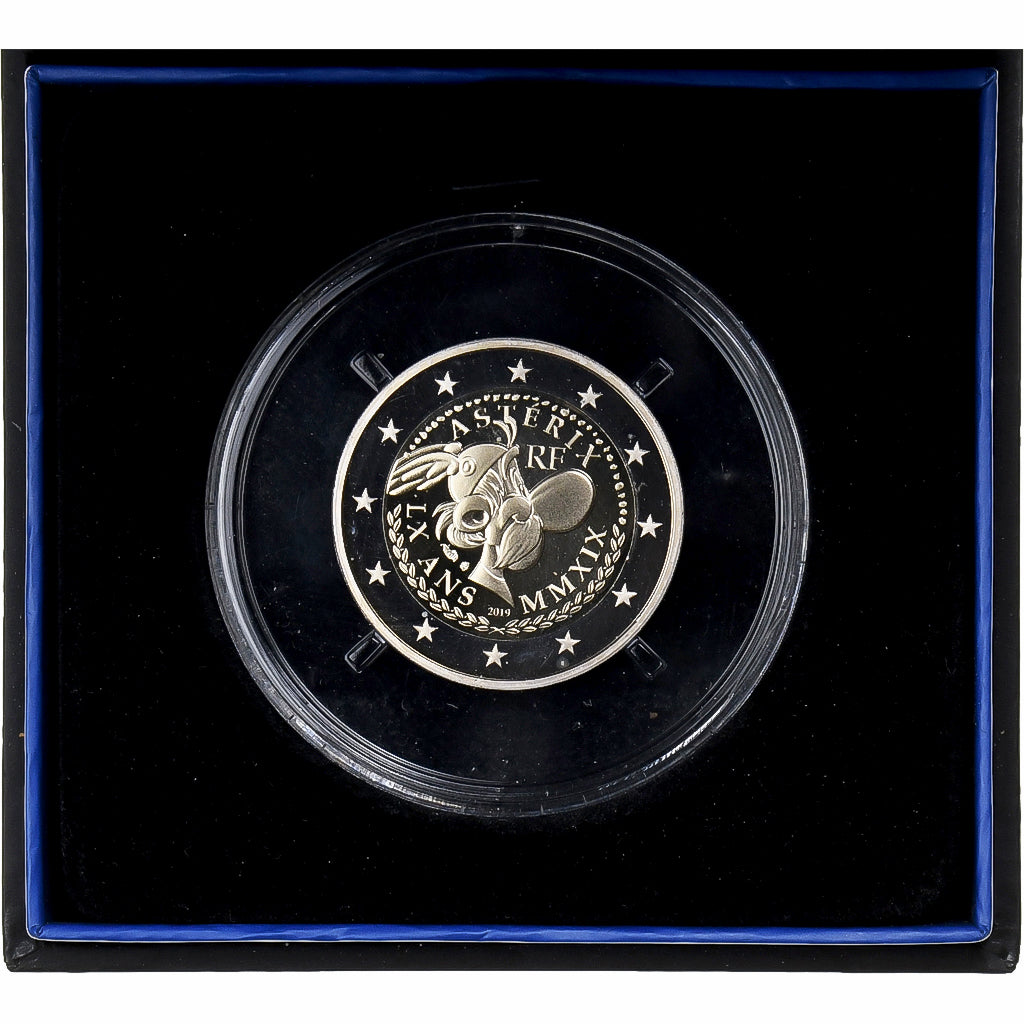 France, 2 Euro, 60th Anniversary - Astérix, Proof, 2019, MDP, Bimetallic