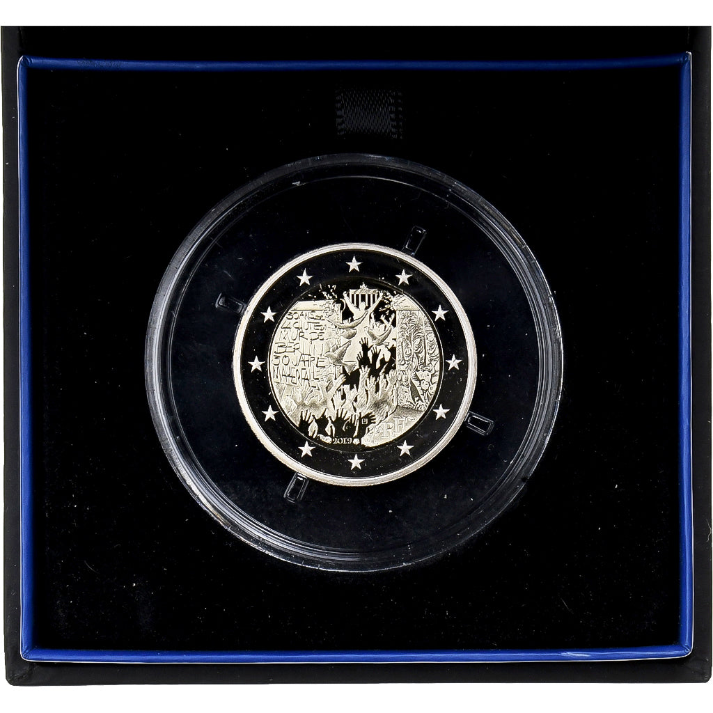 Francia, 2 Euro, 30th Anniversary, Fall of the Berlin Wall, FS, 2019, MDP