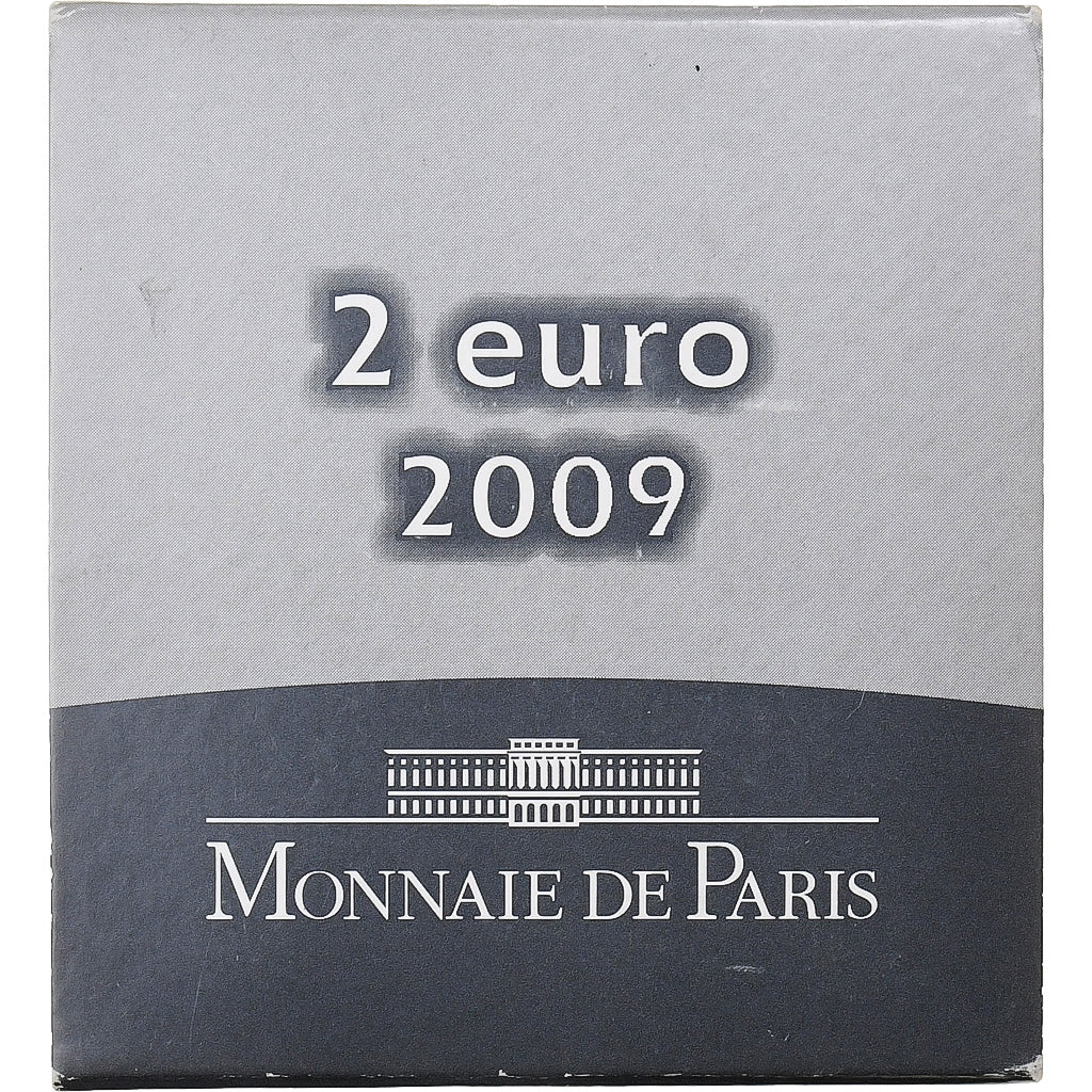 France, 2 Euro, 10 Years of EMU, Proof, 2009, MDP, Bimetallic, MS(65-70)