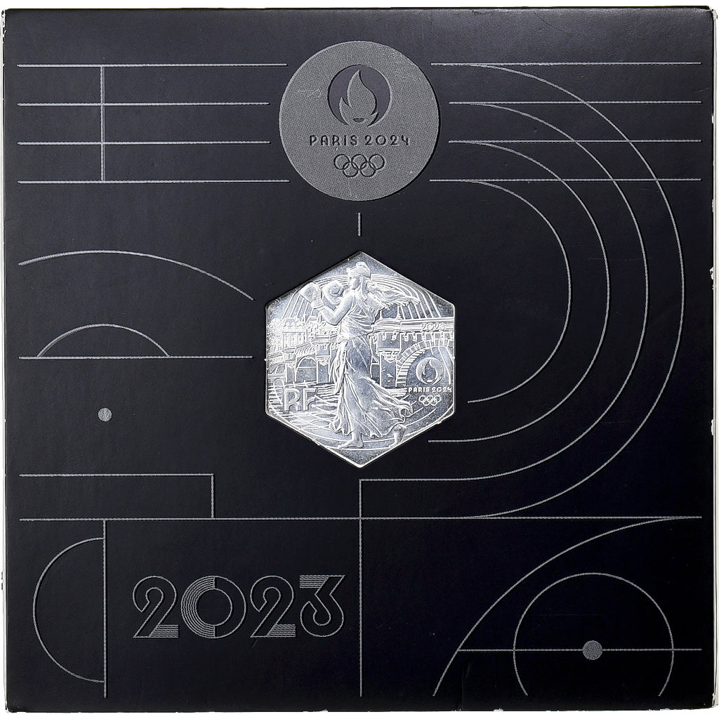 Francia, 10 Euro, JO Paris 2024 - Semeuse, 2023, MDP, Argento, FDC