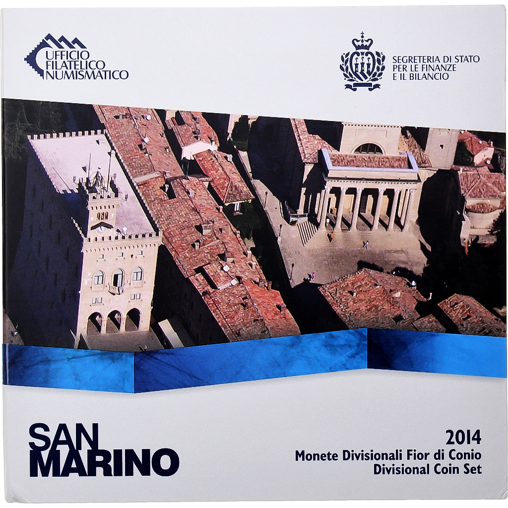 San Marino, Set 1 ct. - 2 Euro, Coin card, 2014, Rome, n.v.t., FDC