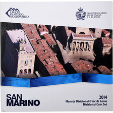 San Marino, Set 1 ct. - 2 Euro, Coin card, 2014, Rome, MS(65-70)