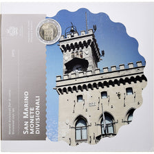 San Marino, Set 1 ct. - 2 Euro, Coin card, 2015, Rome, MS(65-70)