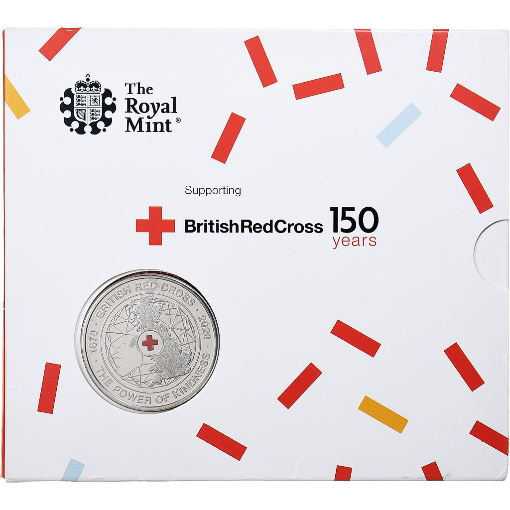 Great Britain, Elizabeth II, 5 Pounds, 150 Years of British Red Cross, 2020