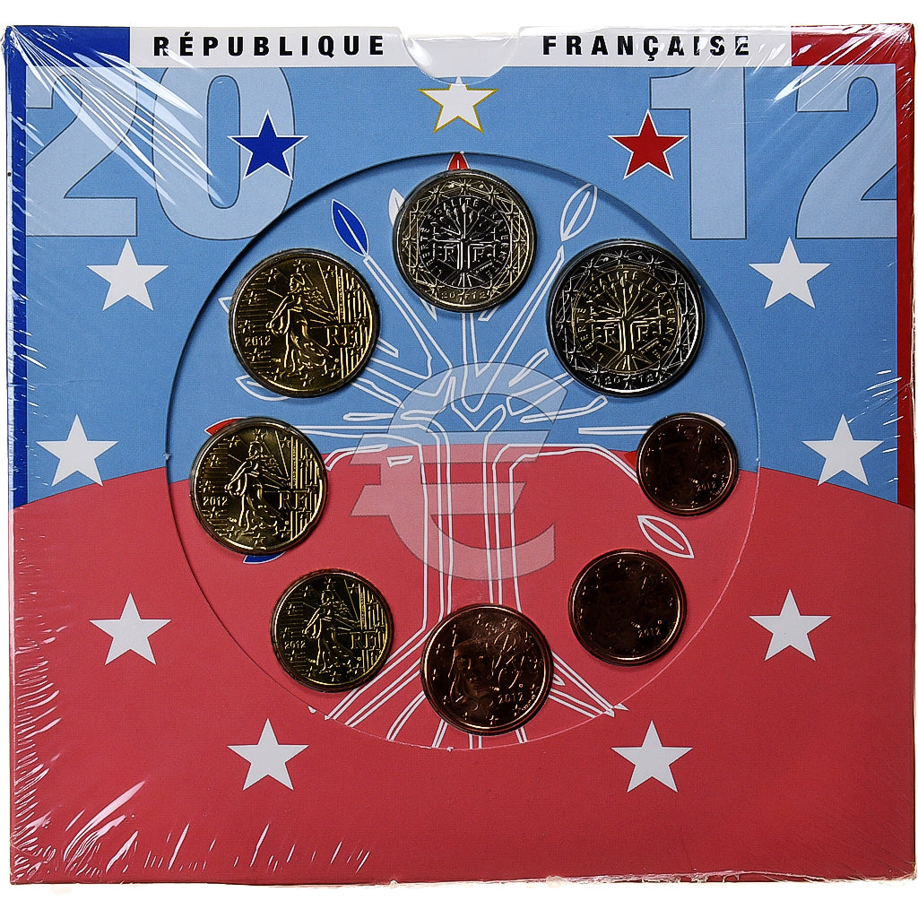 Frankreich, Coffret 1c. à 2€, 2012, MDP, STGL