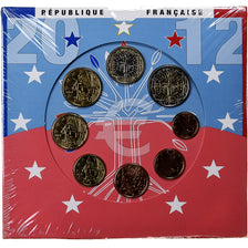 France, Coffret 1c. à 2€, 2012, MDP, MS(65-70)