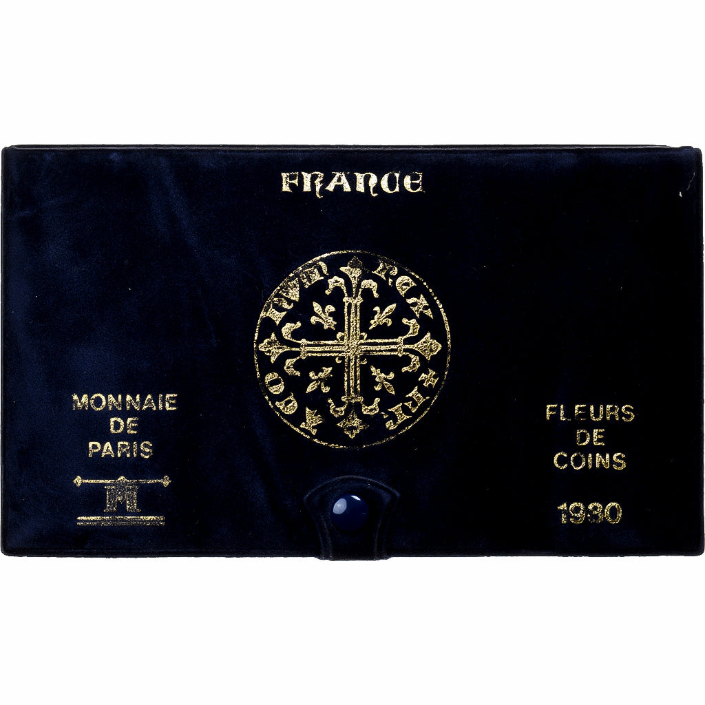 France, Coffret 1 c. à 50 frs., 1980, MDP, série FDC, FDC