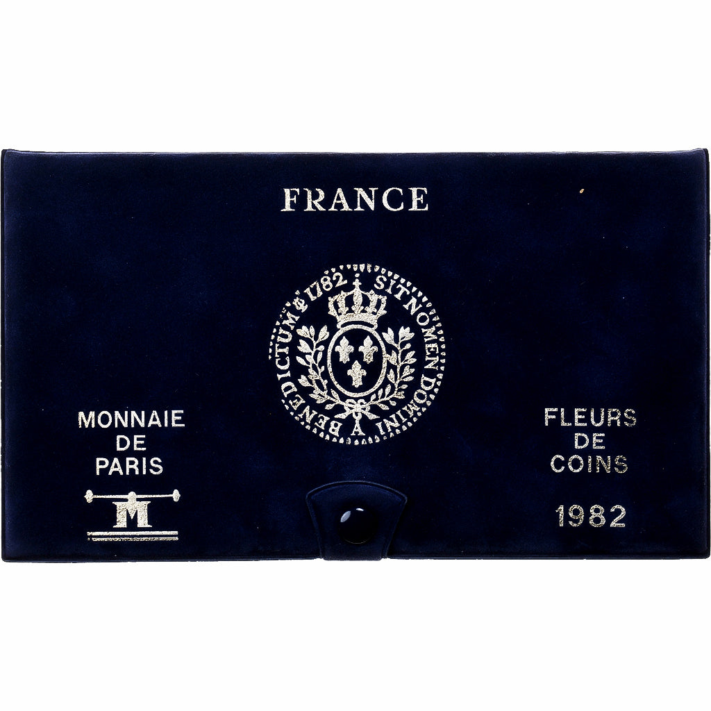 France, Coffret 1 c. à 100 frs., 1982, MDP, série FDC, MS(65-70)