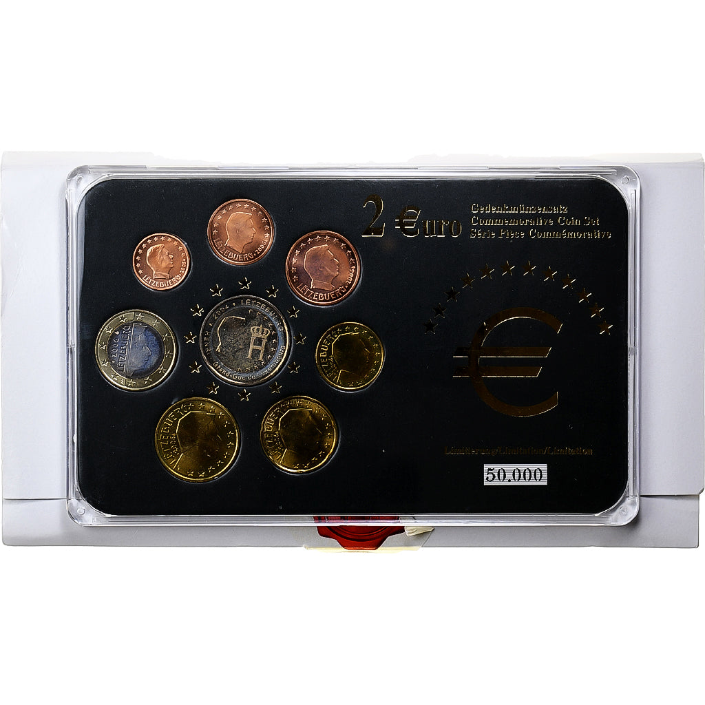 Luxemburgo, Set 1 ct. - 2 Euro, 2004-2006, N/D, MS(65-70)