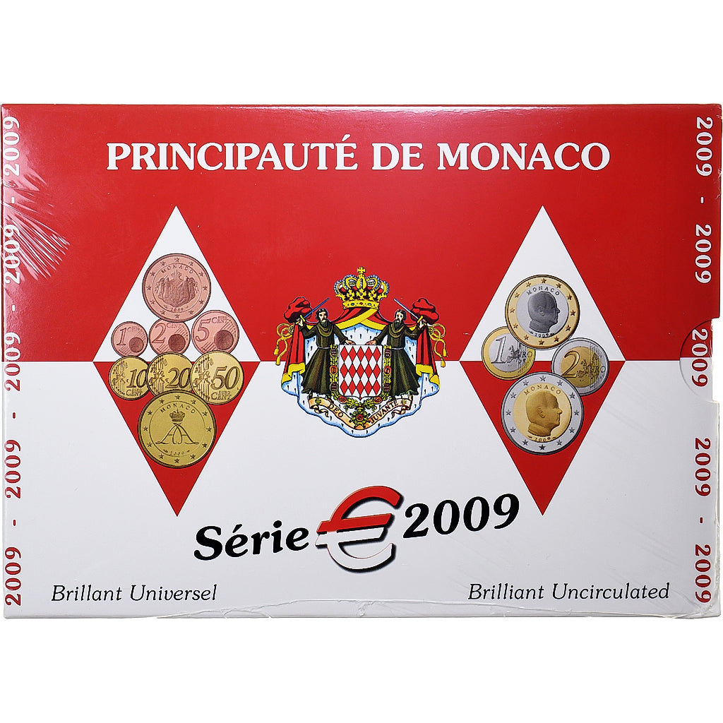 Monaco, Albert II, Coffret 1c. à 2€, BU, 2009, MDP, n.v.t., FDC