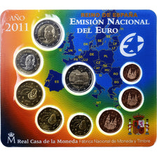 Spanien, Set 1 ct. - 2 Euro, 2011, Madrid, STGL