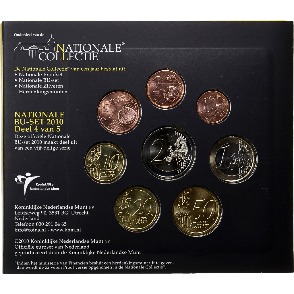 Holandia, Beatrix, Set 1 ct. - 2 Euro + Token, BU, 2010, Utrecht, ND, MS(65-70)