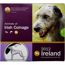 Irlandia, Set 1 ct. - 2 Euro, Animals of Irish Coinage, Dog, BU, 2012