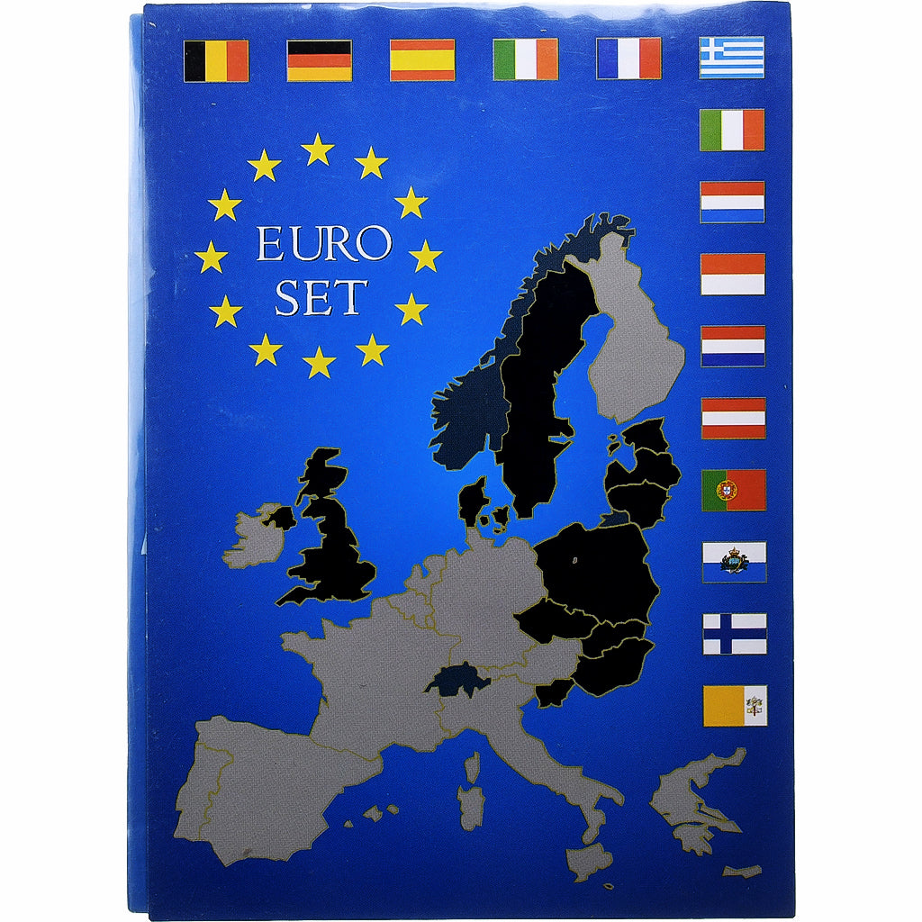 Grèce, Set 1 ct. - 2 Euro, 2002, Athènes, FDC