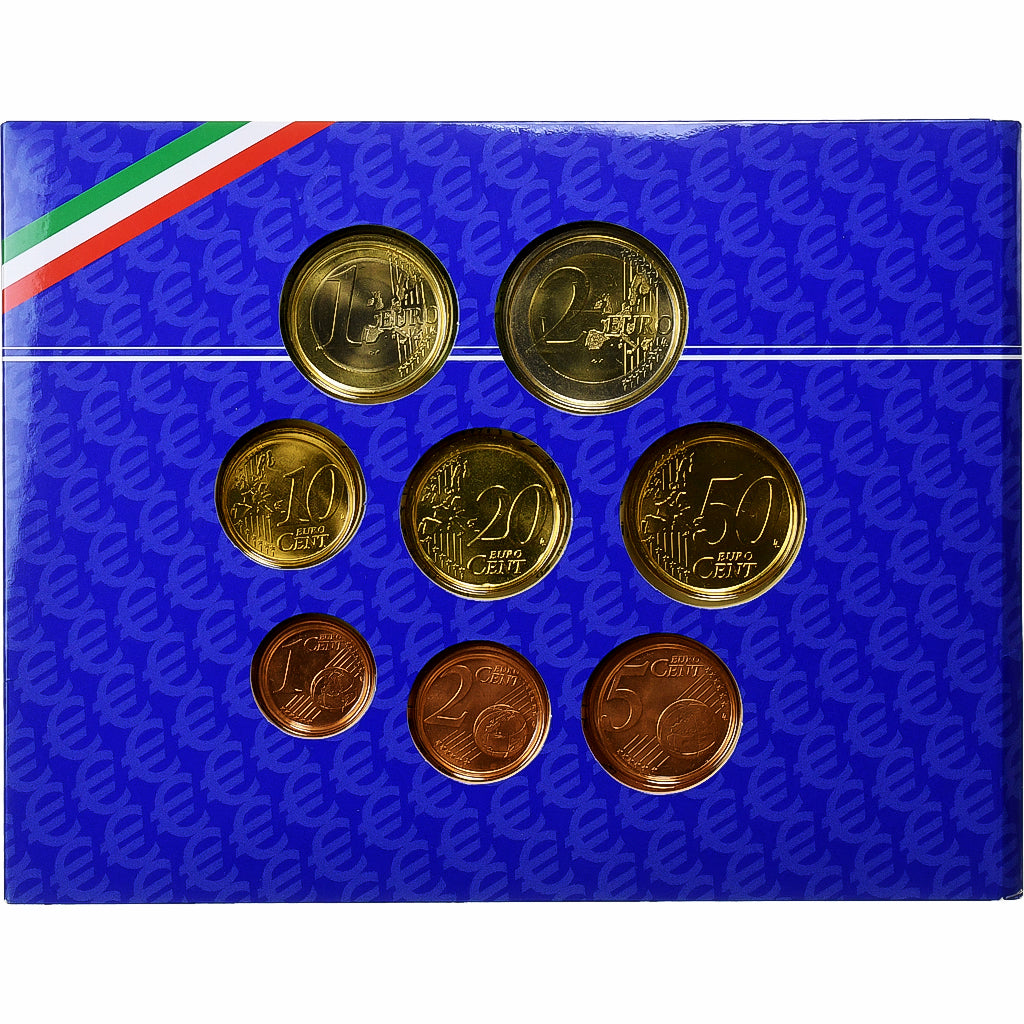 Italy, Set 1 ct. - 2 Euro, BU, 2002, Rome, MS(65-70)