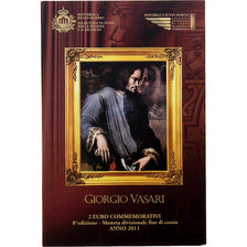 San Marino, 2 Euro, Giorgio Vasari, 2011, Rome, Bimetallic, MS(65-70)
