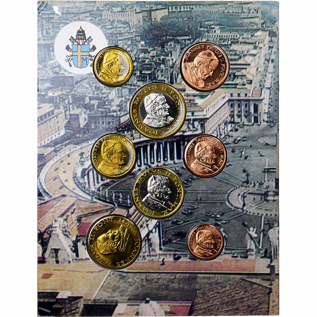 Vatican, John Paul II, Set 1 ct. - 2 Euro, Trial, 2004, MS(65-70)