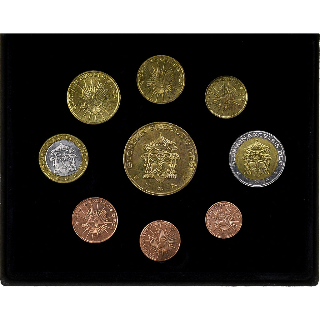 Vaticano, Set 9 coins, Pattern, Rome, N/D, MS(65-70)