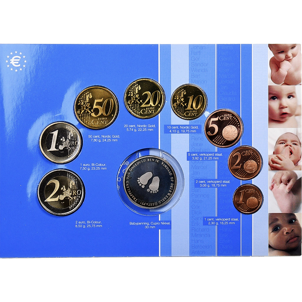 Paesi Bassi, Beatrix, Set 1 ct. - 2 Euro + Token, BU, 2005, Utrecht, N.C., FDC