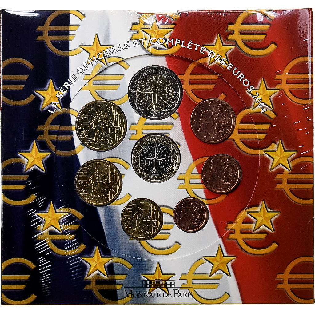France, Set 1 ct. - 2 Euro, BU, 2004, MDP, MS(65-70)