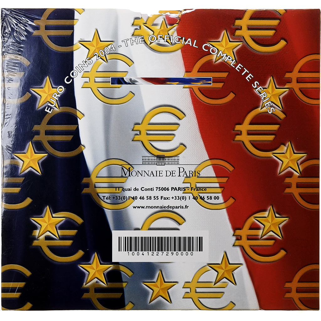 France, Set 1 ct. - 2 Euro, BU, 2004, MDP, MS(65-70)