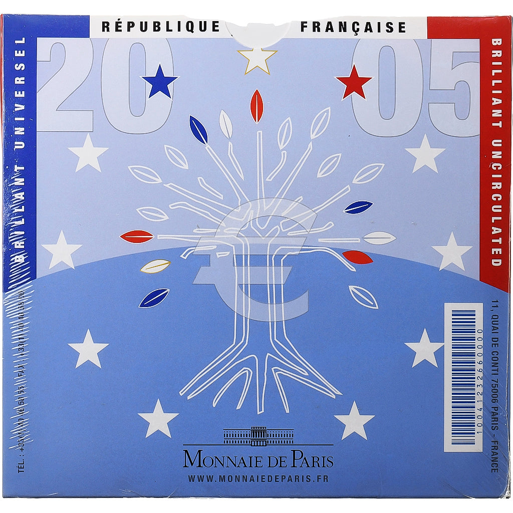 Frankreich, Set 1 ct. - 2 Euro, BU, 2005, MDP, STGL