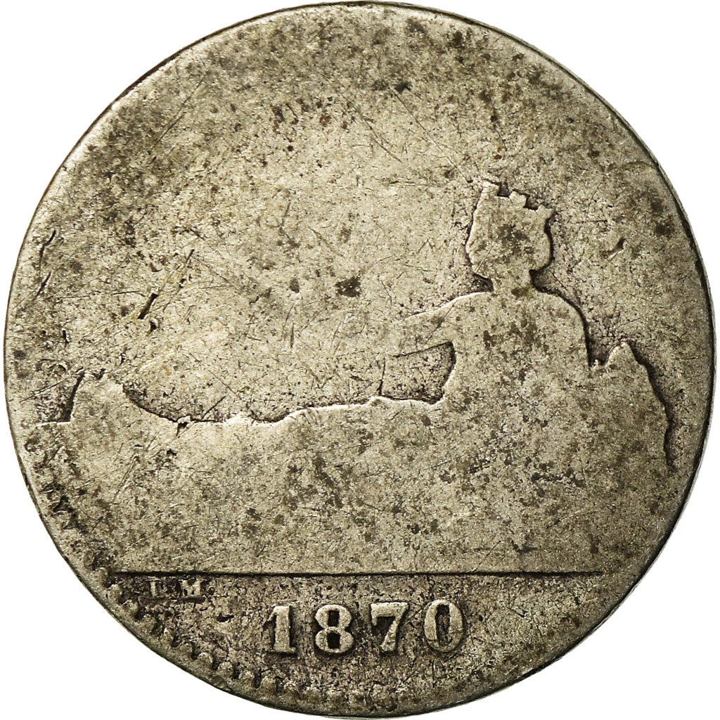 Münze, Spanien, Provisional Government, 50 Centimos, 1870, Madrid, SGE, Silber