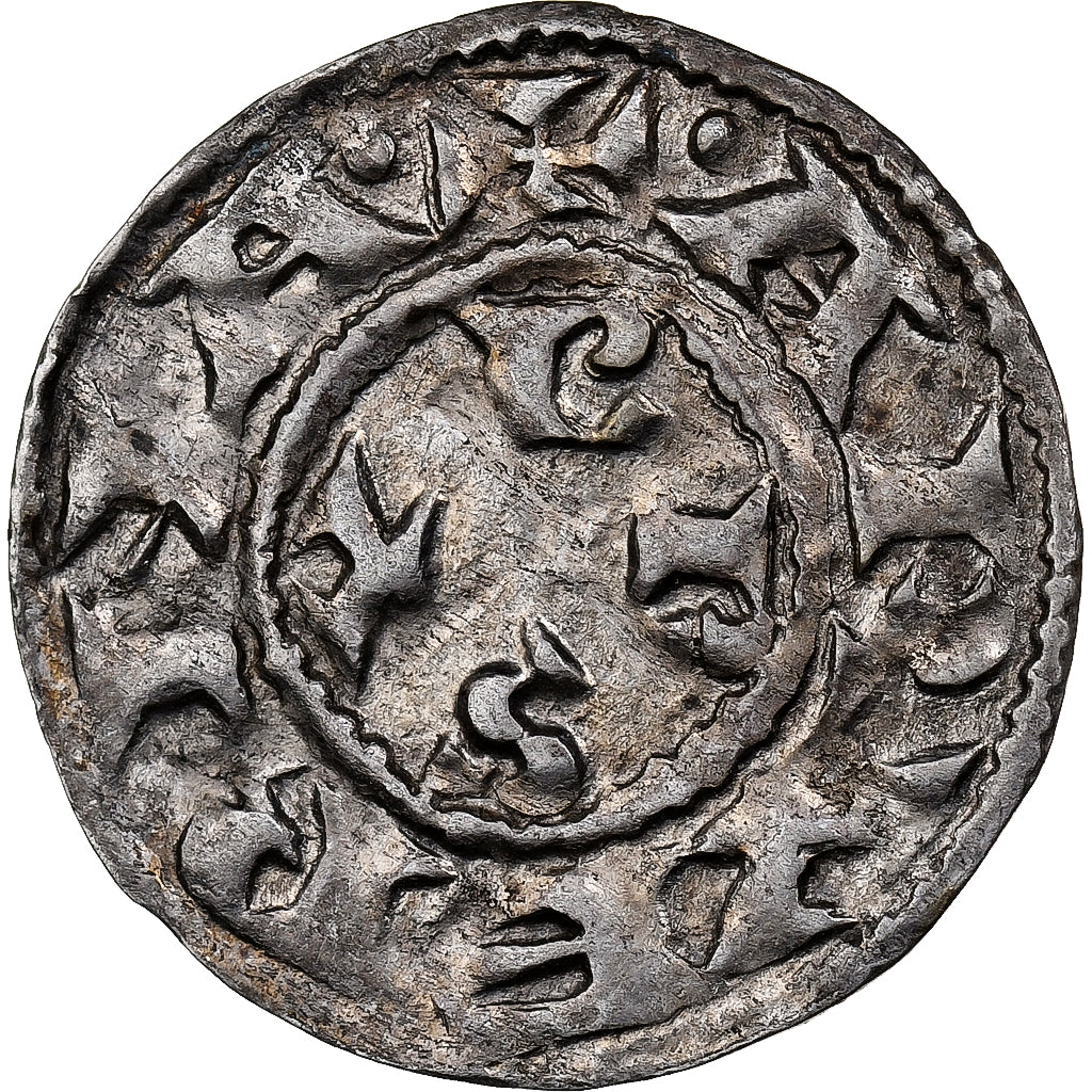 Bishopric of Clermont, Anonymous, Denarius, 1030-1060, Clermont, Silver