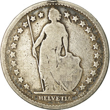 Coin, Switzerland, 2 Francs, 1874, Bern, F(12-15), Silver, KM:21