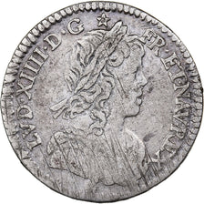 França, Louis XIV, 1/12 Ecu à la mèche longue, 1659, Limoges, Prata