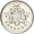 Münze, Barbados, 25 Cents, 2008, UNZ, Nickel plated steel, KM:13a