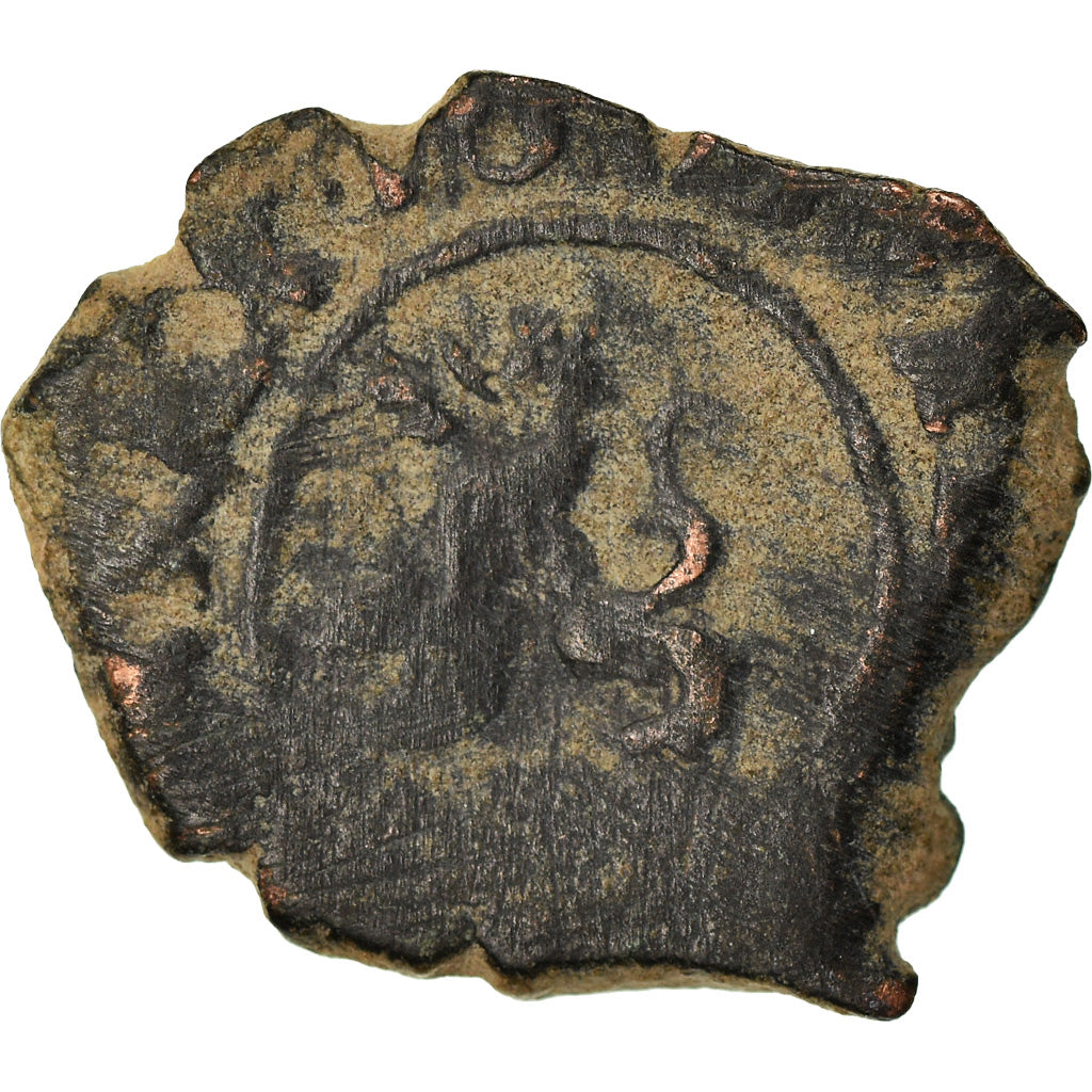 Moneda, España, Philip III, 2 Maravedis, Coruna, BC+, Cobre